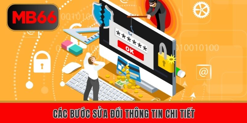 Các bước sửa đổi thông tin chi tiết