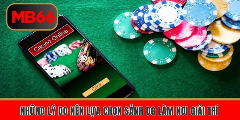 Những lý do nên lựa chọn sảnh DG làm nơi giải trí mạo hiểm