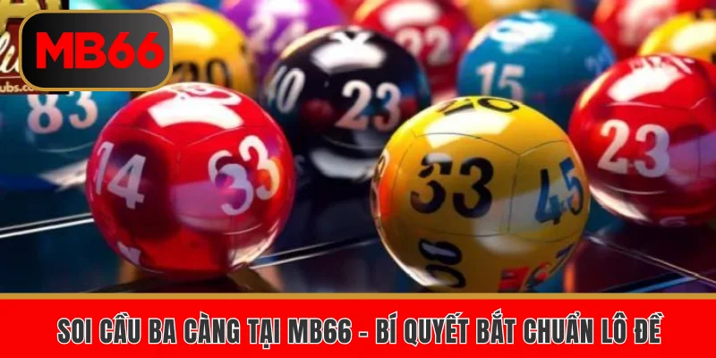 Soi cầu ba càng